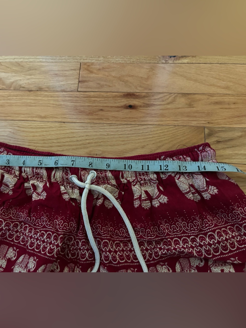 Boho Elephant pattern drawstring pants - Picture 6 of 8